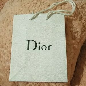 Dior Paper Shopping Mini Bag Authentic